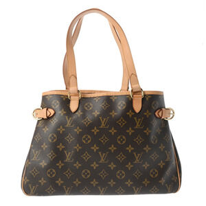 Louis Vuitton Batignolles Horizontal Brown Canvas Tote Bag